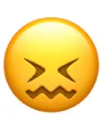 アイコン：苦しい顔